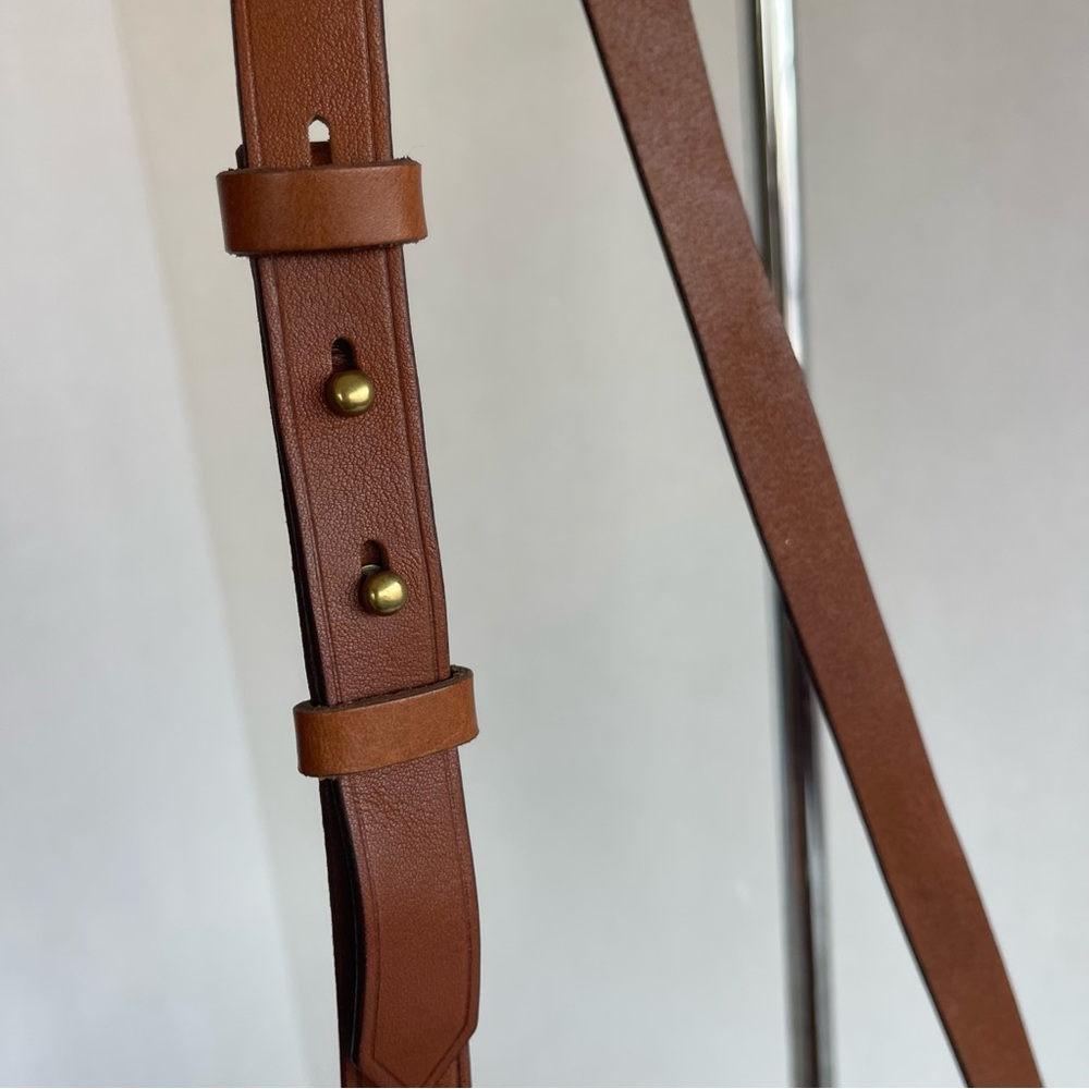 Madewell The Small Drawstring Transport Crossbody Leather Bag - Picture 8 of 16